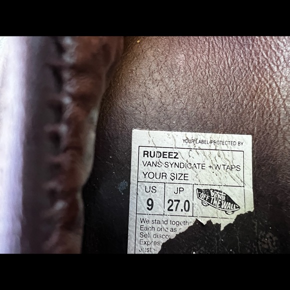 VANS rudeez Oxford style skate shoes - Picture 5 of 5